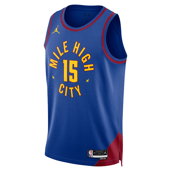 Denver Nuggets Jordan Statement Edition Swingman Jersey 22 - Blue - Nikola  Jokic - Youth