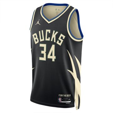 JORDAN x NBA MILWAUKEE BUCKS STATEMENT EDITION SWINGMAN JERSEY '#34 GIANNIS ANTETOKOUNMPO'