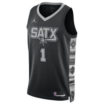 JORDAN × NBA SAN ANTONIO SPURS STATEMENT EDITION SWINGMAN JERSEY '#1 VICTOR WEMBANYAMA'