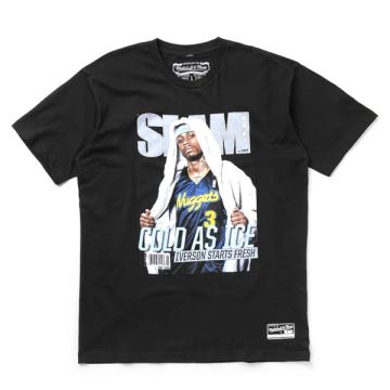 NBA SLAM TEE DENVER NUGGETS ALLEN IVERSON 'BLACK'