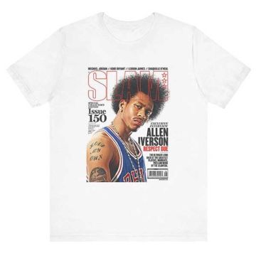 NBA SLAM TEE PHILADELPHIA 76ERS ALLEN IVERSON 'WHITE'