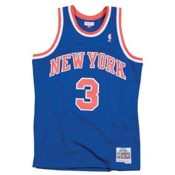 NBA NEW YORK KNICKS 1991-92 JOHN STARKS SWINGMAN JERSEY 'ROYAL'